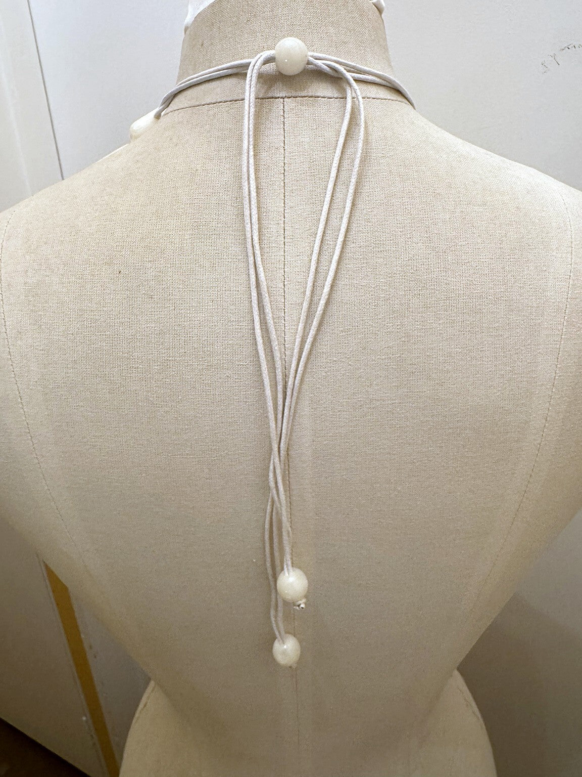 The Family Jewels milky quartz statement necklace