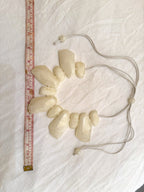 The Family Jewels milky quartz statement necklace