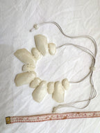The Family Jewels milky quartz statement necklace